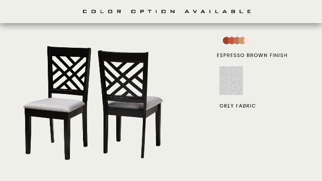 Amazon.com - Set of 4 Baxton Studio Coligny Modern and